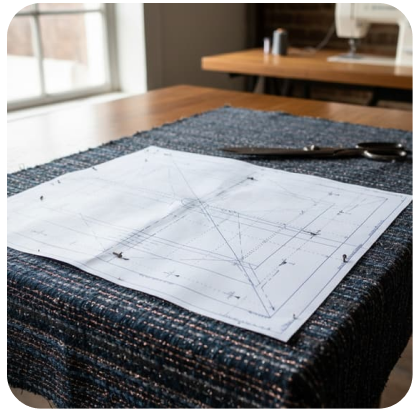 Folded linen